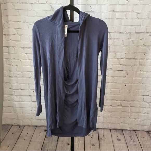 Athleta Harmony Wrap Cardigan Swept Away Blue Size XXS - Picture 7 of 7
